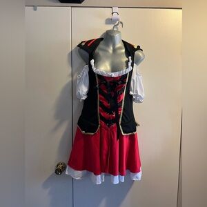 Women’s Pirate Costume size medium/large